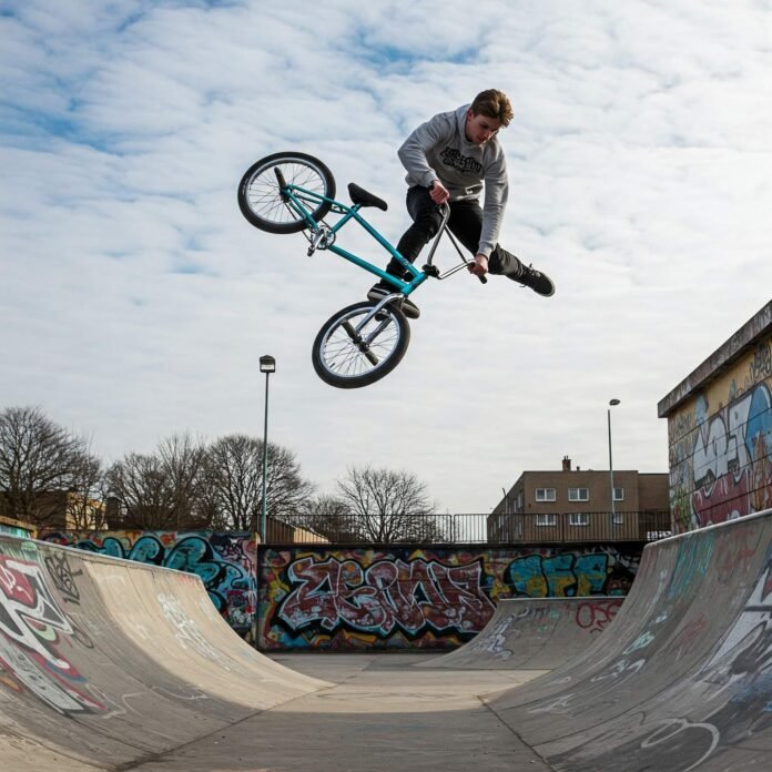 Urban Bike Trial Leap