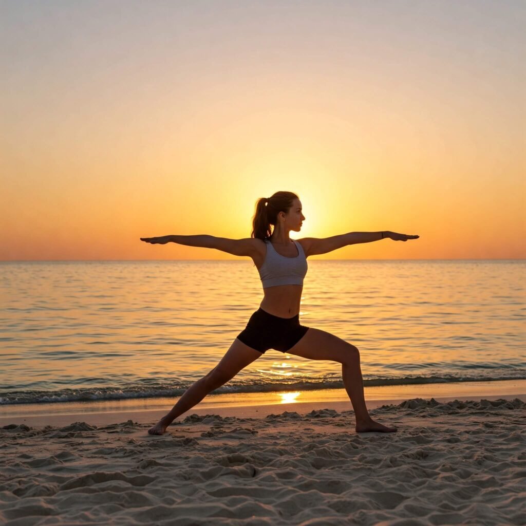 Sunset Yoga for Athletes