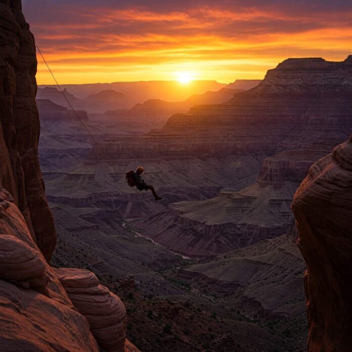 Sunset Canyon Rappel Adventure