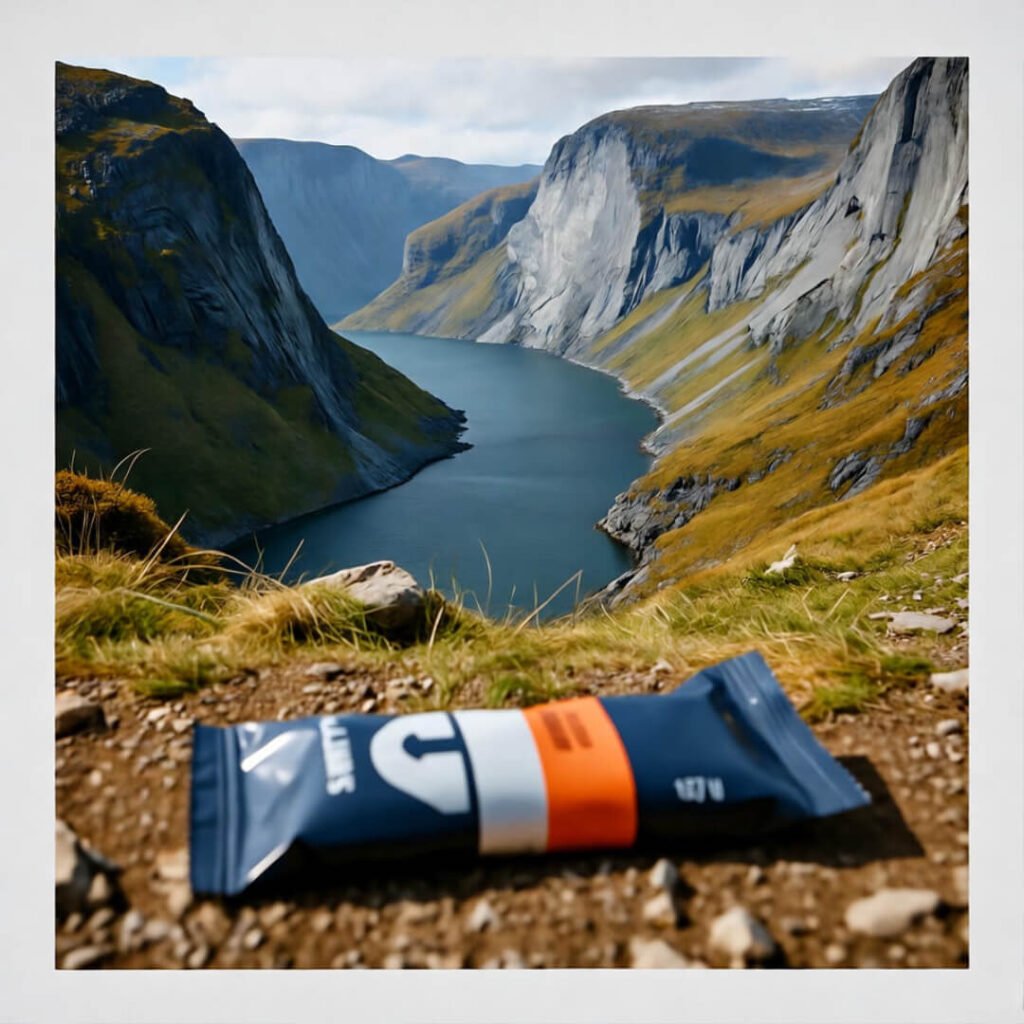 Scouting extreme base jumping locations abroad, my snack failed mid-adventure.