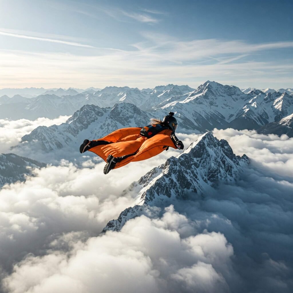 Wingsuit Mountain Flight