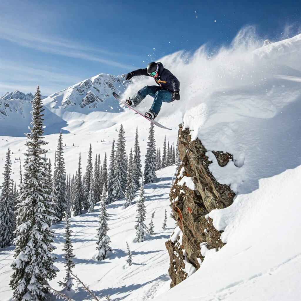Backcountry Cliff Jump