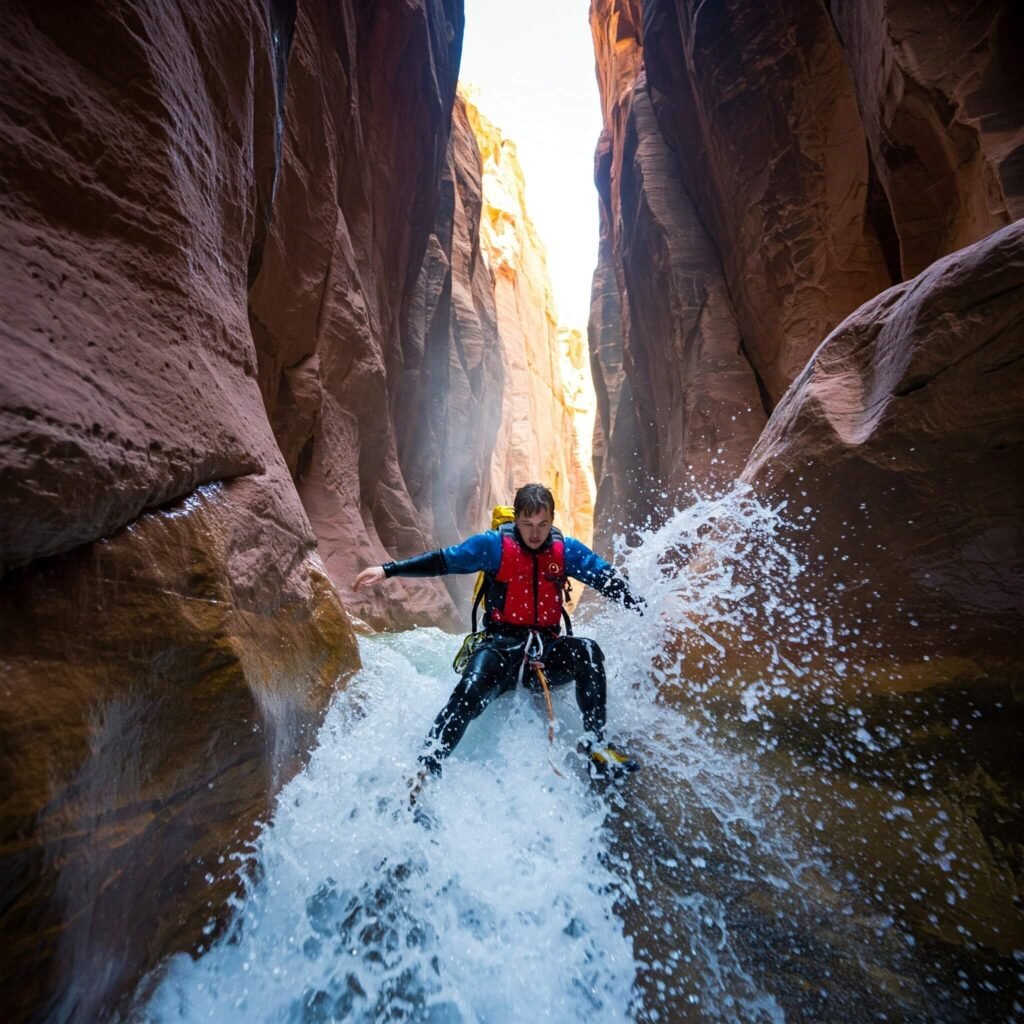 Zion Waterfall Canyoneering Descent