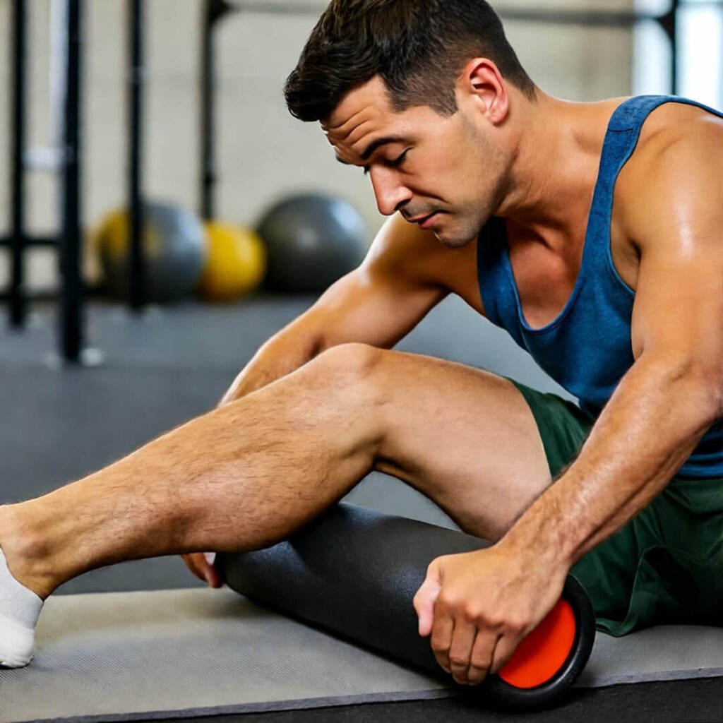 Foam rolling for muscle recovery