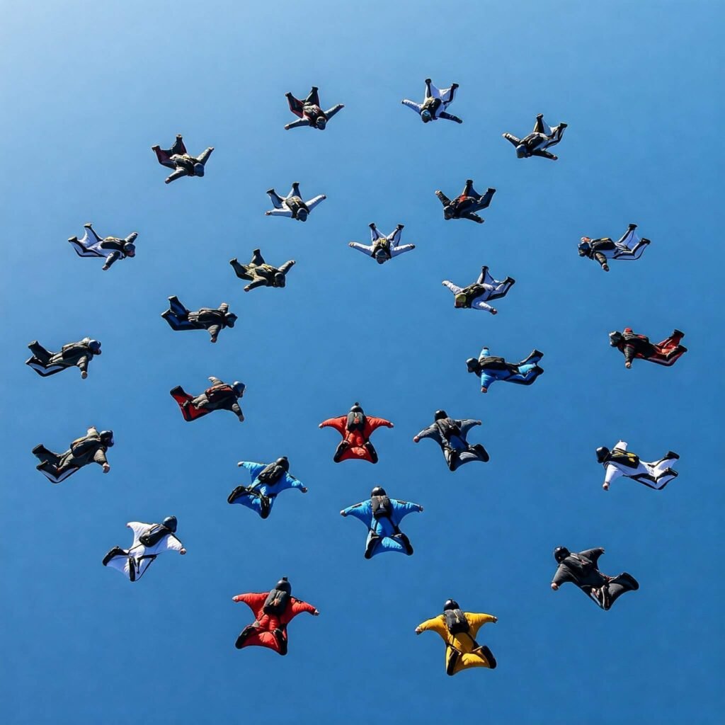 Wingsuit Formation Flight