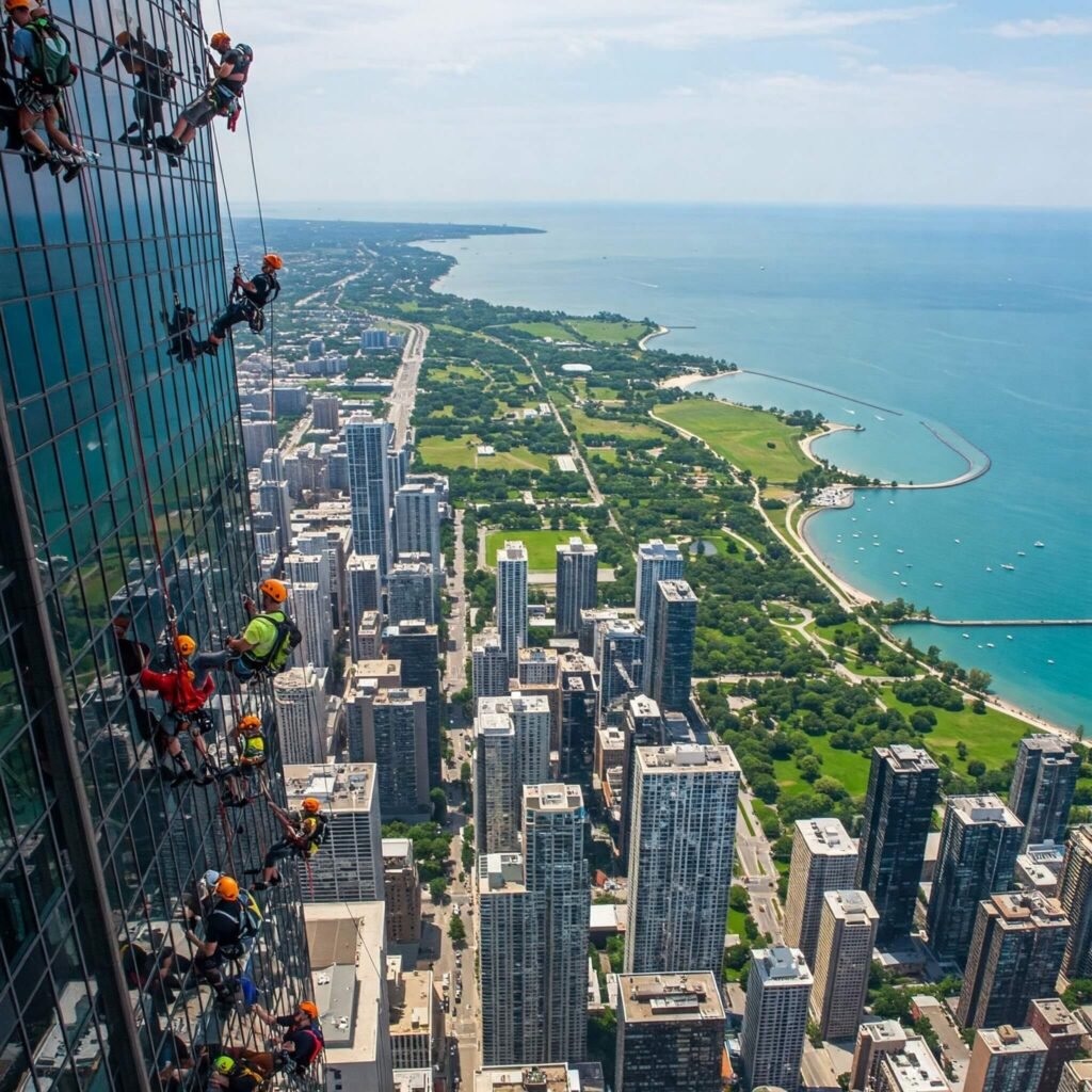 Chicago Skyscraper Abseil