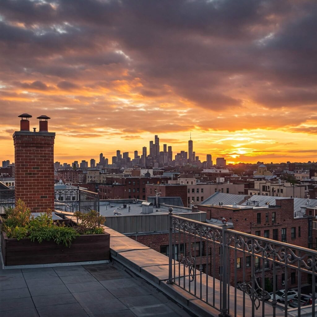 Sunset City View
