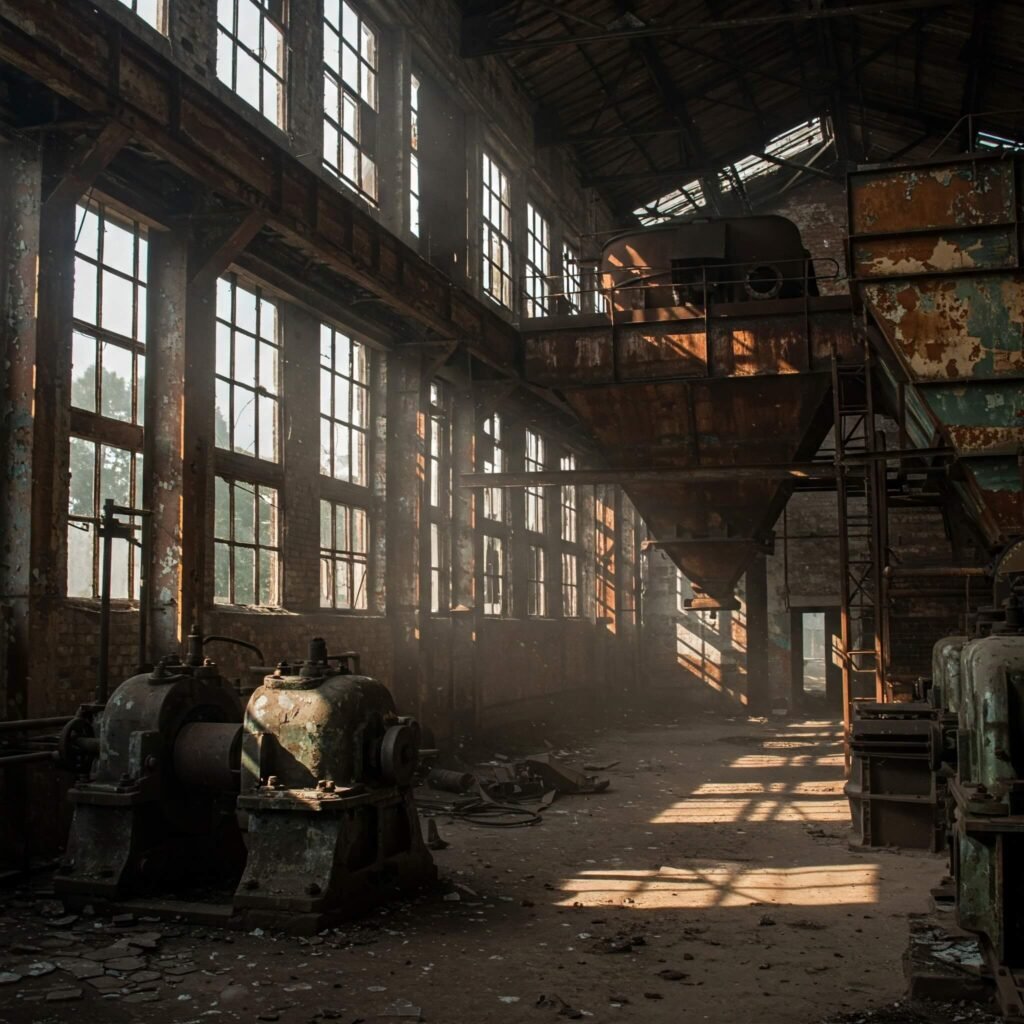 Decaying Factory View