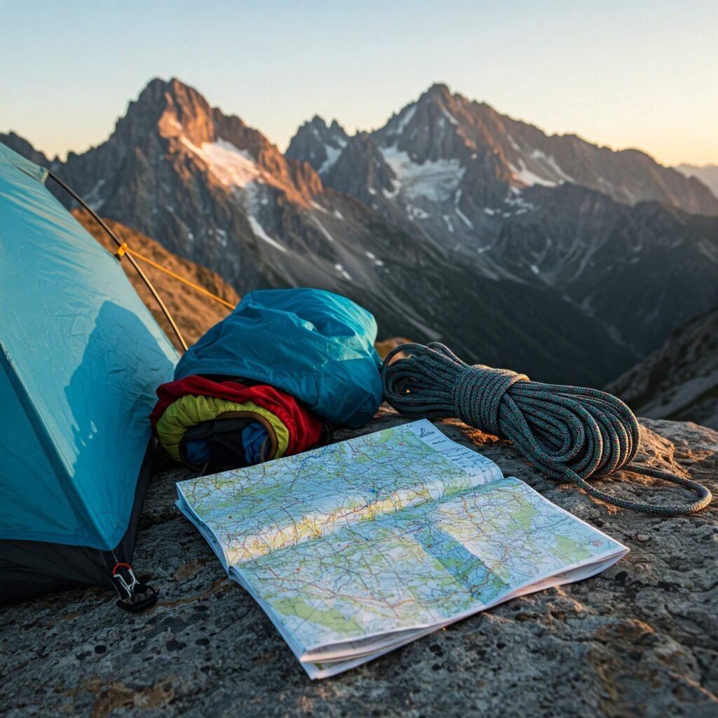 Compact Tent Climbing Map