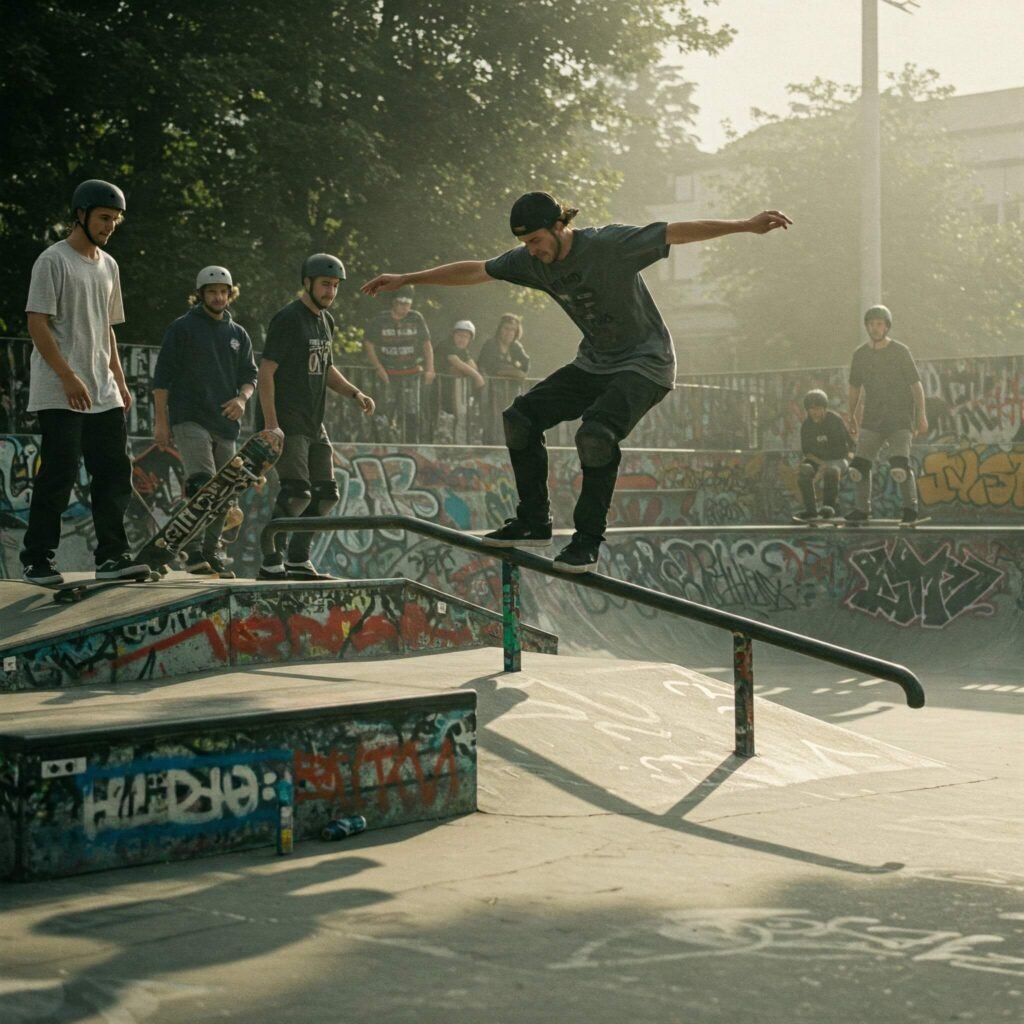 Urban Skatepark Grind